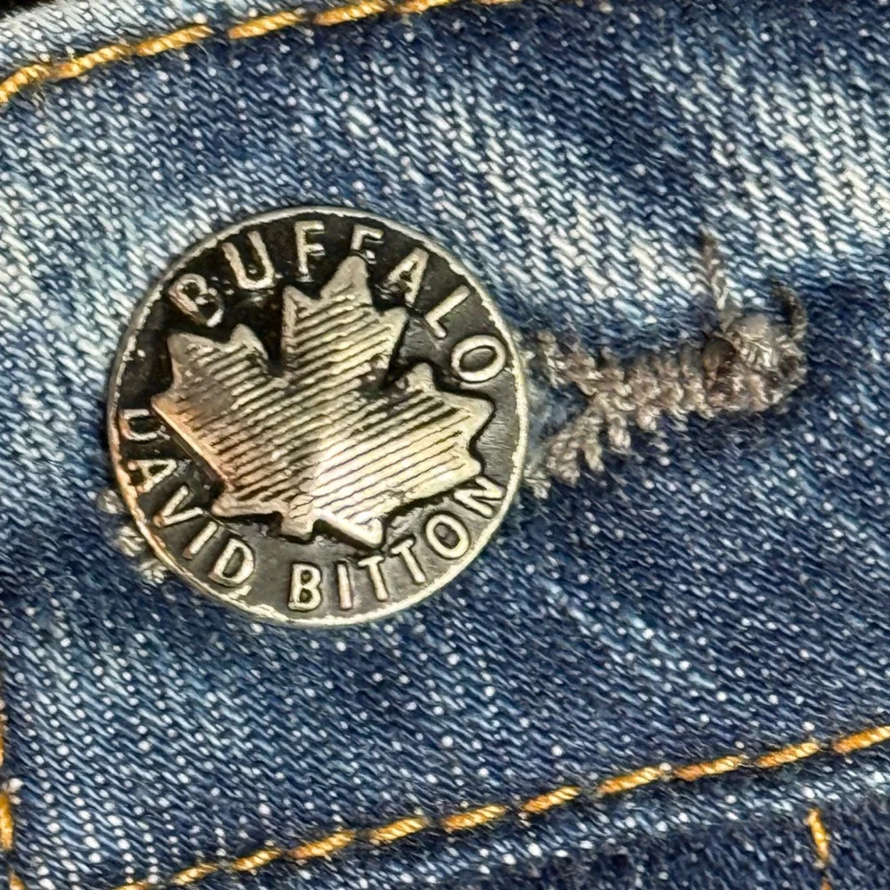 Mens Buffalo David Bitton Jeans 41x31.5 Blue Straight Six Medium Wash‎ Denim